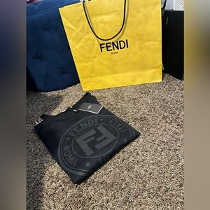 NWT Authenic Fendi Shirt size large Unisex shirt I have receipts and tags OBO